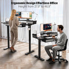 Kingant 55 x 24 Inch Electric Standing Desk - Image 3