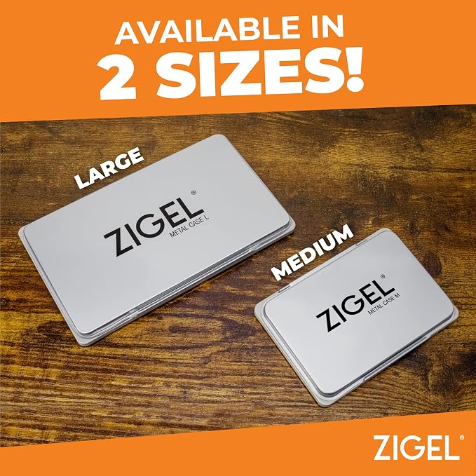 2 Pack Metal Case Stamp Pad Medium Size - Image 4