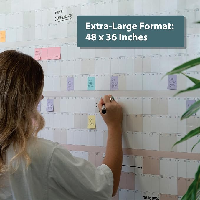 Own the Year 2026 GIANT Wall Calendar | 4ft x 3ft Full Year Dry Erase Large - Image 4