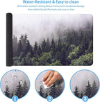 iCasso Extended Gaming Mouse Pad, Large Non-Slip Rubber Base Mousepad - Image 3
