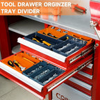 FLYVOLE Tool Box Organizer Tray, Toolbox Desk Drawer Organizer, Tool Box Tray - Image 3
