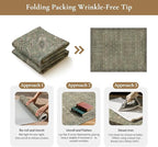 GENIMO 2x10 Runner Rugs for Hallway, Machine Washable Non Slip Vintage Rugs - Image 8