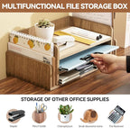 KIRIGEN Wood Desk Organizer 5 Trays - Image 2
