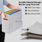 ComfortKeeper 4 Packs Letter Size File Organizer, File Folders Organizer - Image 3