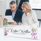 Custom Office Name Plate for Desk, Desk Name Plate Personalized, Personalized - Image 5