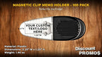 100 Magnetic Memo Holders Set - Image 4