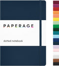 PAPERAGE Dotted Journal Notebook, 160 Pages, Medium 5.6 in x 8 in by PAPERAGE