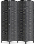 Cocosica 4 Panel Room Divider, 6Ft Folding Privacy Screen, Tall by cocosica