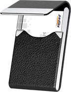 Padike Professional Business Card Holder PU Leather Business Card Case Name by padike
