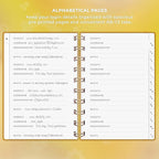 Clever Fox Password Book Spiral – Mini Internet Address & Password Organizer - Image 3
