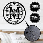 Personalized Metal Name Signs, Split Letter Monogram Wall Decor, Custom Last - Image 7
