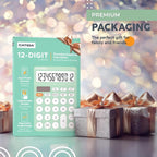 CATIGA 12 Digit Desktop Calculator Basic Desk Calculator - Image 2