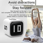 Rotating Productivity Timer 5, 60 Minutes Preset, Desk Cube w/Gravity Sensor - Image 3