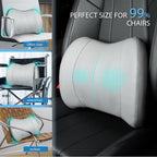 Lofty Aim Classic Memory Foam Lumbar Cushion Provides Excellent Back Support - Image 7