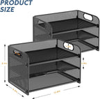 samstar 2 Pack 3 Tier Letter Tray Paper Organizer - Image 6