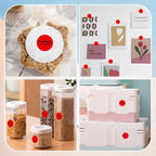 1 Inch Round Color Coding Labels, 1000 Dots Per Roll Red Color Coded Dot - Image 7
