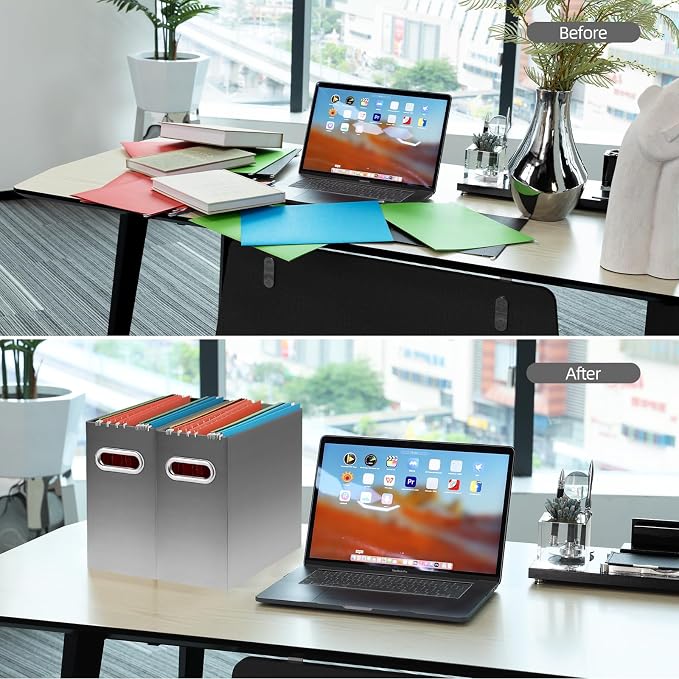 Oterri Cardboard File Organizer Box - Image 5