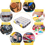 Hardware Organizer Box 34 Compartments Small Parts Organizer - Image 4