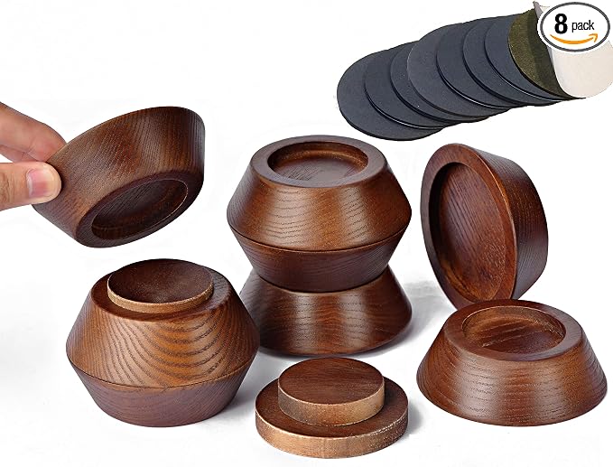 FASONLA Bed Risers, Furniture Risers Can be Adjusted to 2'' 3''or 4'', Lifts by FASONLA