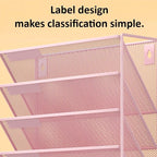 Kuntine.B 6-Tier Wall File Organizer Hanging File Organizer Cubicle Organizer - Image 5