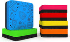Scribbledo 6 Pack Magnetic Dry Erase Erasers by Scribbledo