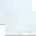 2 Pack 100 Sheets 8.5" x 11" Isometric Graph Paper Pad Landscape by gisgfim