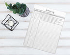 Better Office Products Activity Log Notepad, 8.5" x 11", Planning Note Pad - Image 5