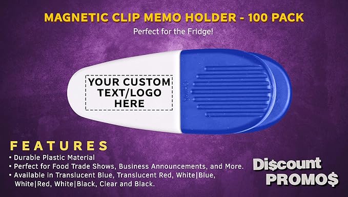100 Magnetic Memo Holders Set - Image 2