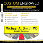 Personalized Name Plate with Choice of Mounting - Image 2