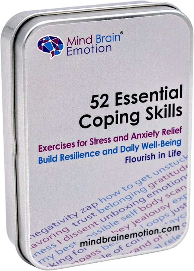 Mind Brain Emotion 52 Essential Coping Skills Cards by MindBrainEmotion
