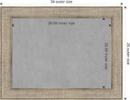 Amanti Art Silver Framed Magnetic Board 26x34 Medium Vision Board - Image 4
