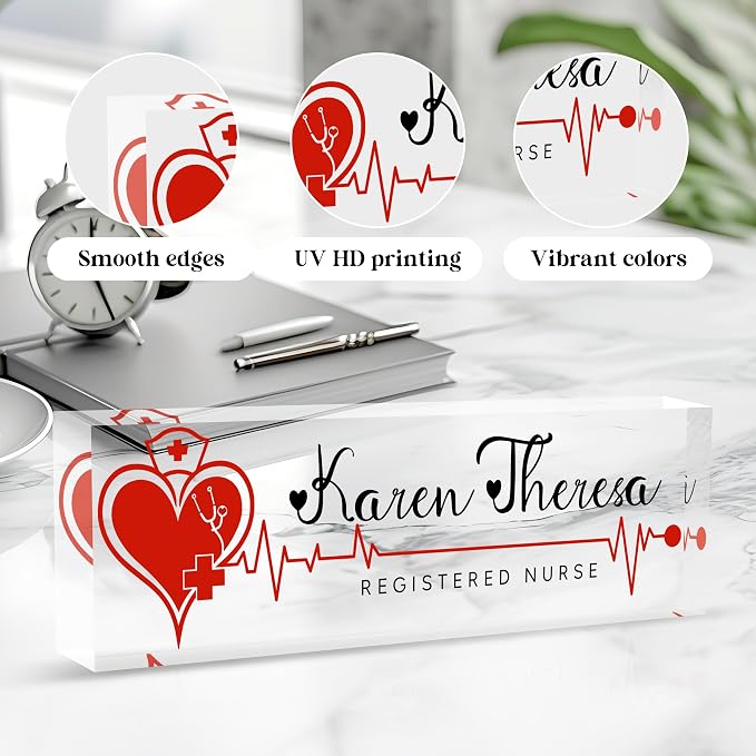 Custom Office Name Plate, Personalized Gifts - Image 3
