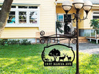 Personalized Deer Bear Metal House Numbers - Image 5