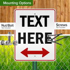 Custom Arrow, Custom Directional Sign, Two Way Arrow, 24x30 Inches, 3M EGP - Image 5