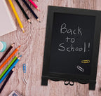 HBCY Creations Black Wooden Tabletop Chalkboard - Image 6