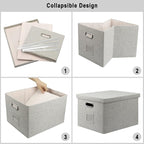 File Organizer Box, Collapsible Storage Filling Collectior - Image 5