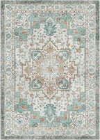 GENIMO 5x7 Area Rugs for Living Room, Machine Washable Non Slip Vintage Rugs - Image 7