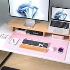 Aothia Leather Desk Pad Protector, Mouse Pad, Office Desk Mat, Non-Slip PU - Image 9
