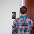Men's/Women's Restroom Sign for Handicap Accessible Restroom ADA-Compliant - Image 3