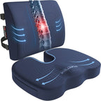 FORTEM Seat Cushion, Office Chair Cushion, Lumbar Support Pillow by FORTEM