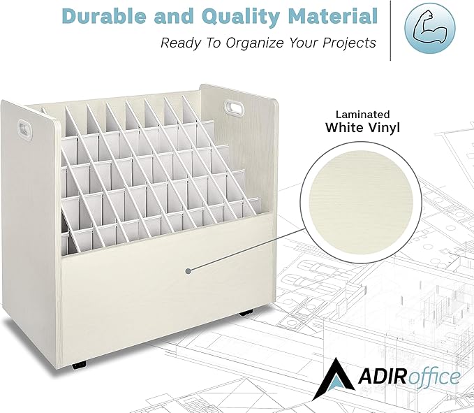 AdirOffice Adir Blue Print Storage Organizer - Image 5