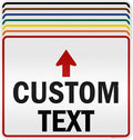Custom Arrow, Custom Directional Sign, Up Arrow, 24x30 Inches, 3M EGP Reflective by MySignCenter