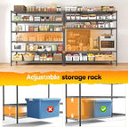 REIBII 83" H Storage Shelves 3840LBS Metal Shelving Unit 6 Tier Wire Shelving - Image 6