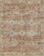 GENIMO 8x10 Area Rugs for Living Room, Machine Washable Non Slip Rugs, Low Pile - Image 4