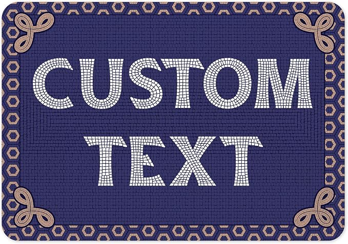 Custom Sign, Custom Street Sign, 11 Font Colors, 13 Font Styles, 4 Hole Options by MySignCenter