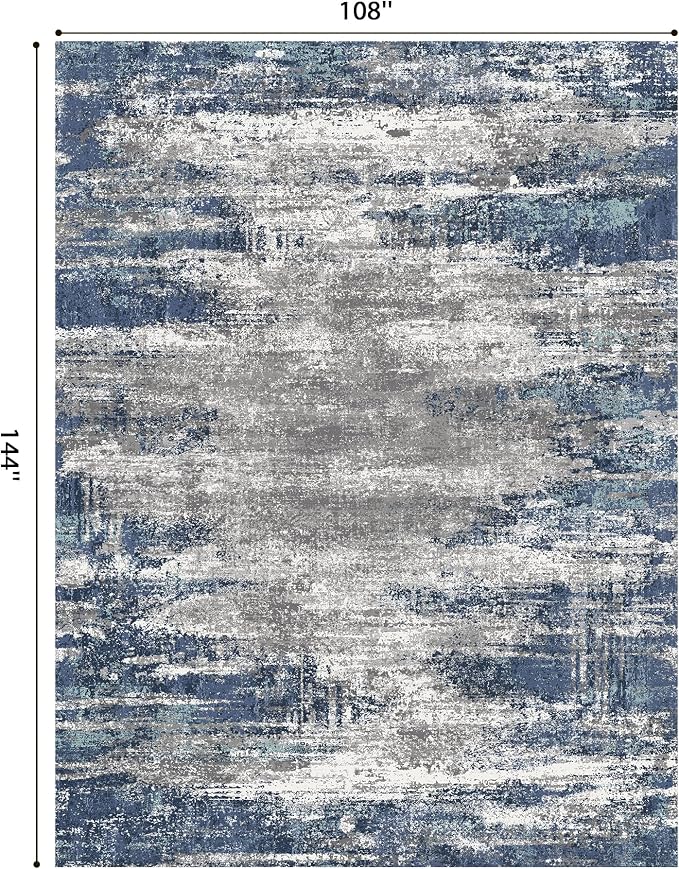 GENIMO Area Rugs 9x12 Living Room, Large Machine Washable Rug Non-Slip - Image 2
