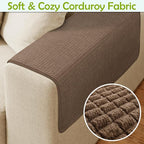 Couch Arm Covers, Sofa Arm Covers, Waterproof Armrest Cover - Image 4