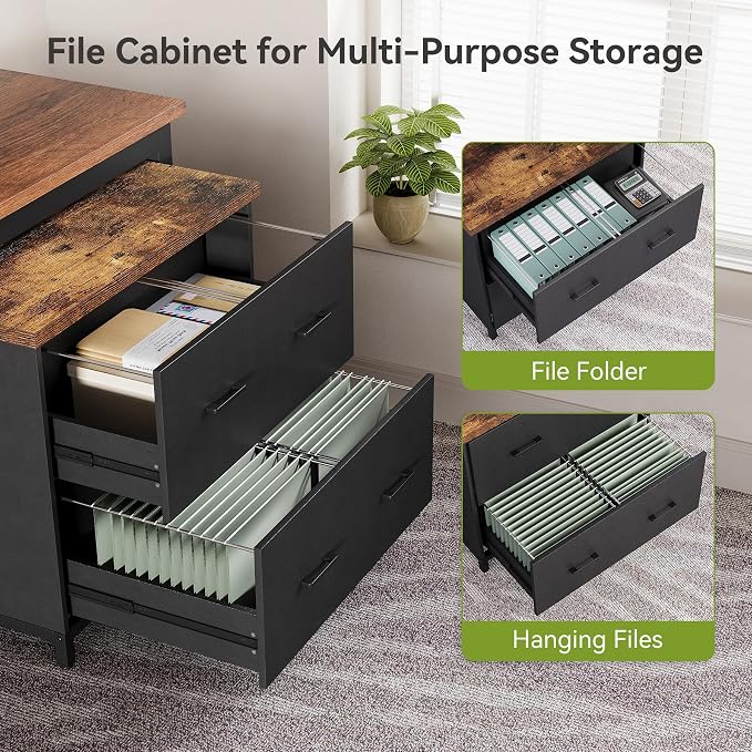 LITTLE TREE 2 Drawer File Cabinet - Image 4