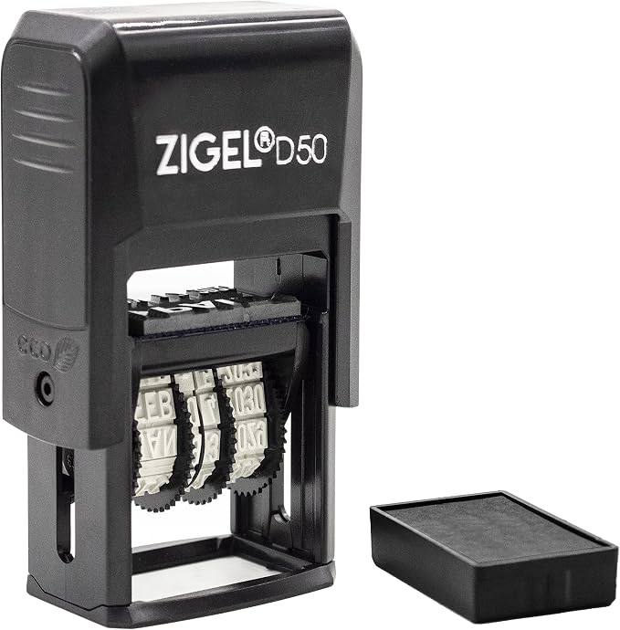 ZIGEL D50 Date Stamp with Completed - Image 3