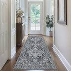 GENIMO 2x7 Runner Rugs for Hallway, Machine Washable Non Slip Vintage Rugs - Image 2